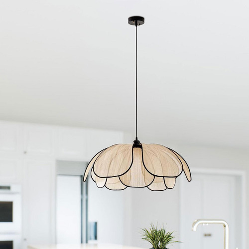 Boho Chandelier Flower Shaped Hanging Light For Kitchen 50cm