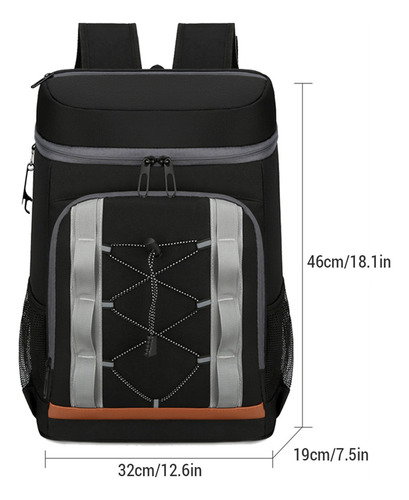 Mochila Térmica, Refrigeradores Aislantes E Impermeables Par