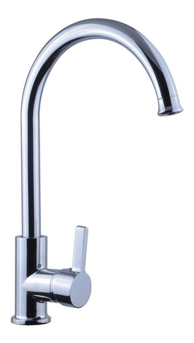 Imagen 5 de 6 de Combo Bacha Loza Nahuel Griferia Monocomando Tubo Alta Baño
