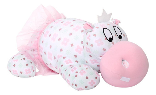 Almohadón Peluche Princesa  Hipopótamo Grande Niños - Fom