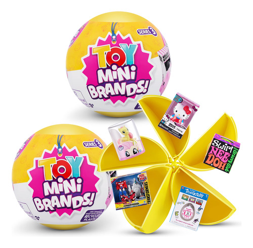 5 Surprise Toy Mini Brands Series 3 De Zuru (paquete De 2) .