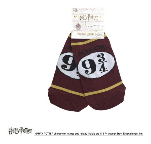 Medias Cortas Harry Potter - Plataforma 9 3/4 - Original