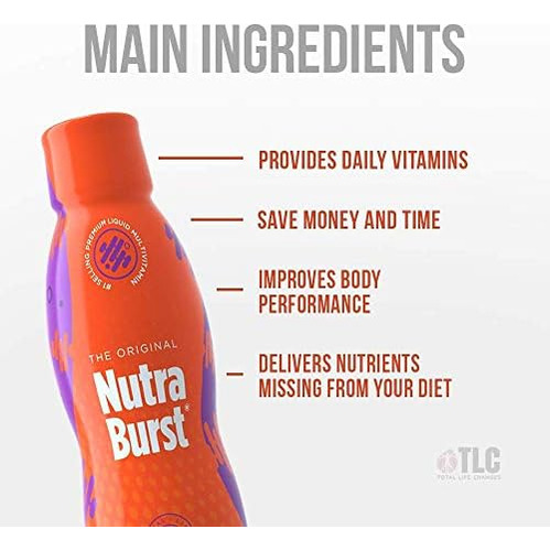 Total Life Changes Tlc Nutraburst Líquido Multivitamínico, C