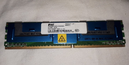 Memória Servidor 512mb 1rx8 Pc2-5300f-555-11-a1 Ddr2 Ecc