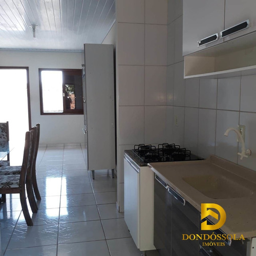 Imagem 2 de 13 de Casa 3 Dormitórios, Sala/cozinha Conjugada E Garagem, Pronta Financiament À Venda No Bairro Jardim União - Criciúma/sc - 104