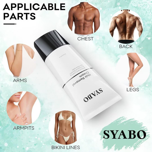 Crema Depilatoria, Bikini Sin Dolor, Loción Depilatoria Para