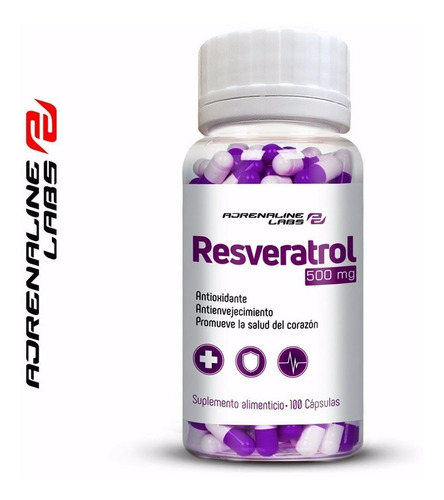 Resveratrol  100 Caps Antioxidante Adrenaline Activationperu