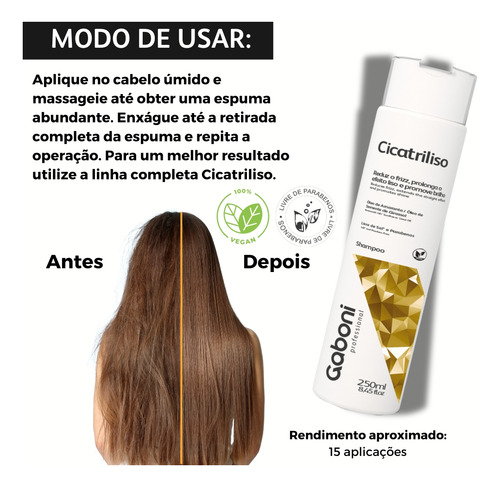 Kit Hidratação Antifrizz Shampoo + Condicionador Cicatriliso