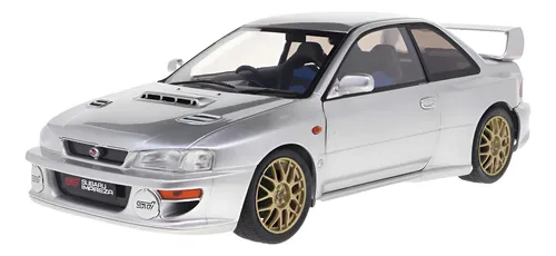 Miniatura Subaru Impreza 22b Sti 1998 Prata 1:18 Solido