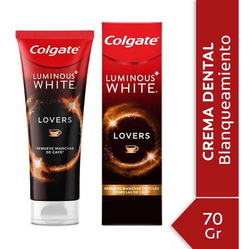 Colgate Crema Dental Luminous White Lovers Café 70g