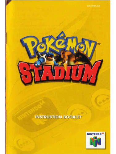 Pokemon Stadium N64 Estándar Físico Nuevo