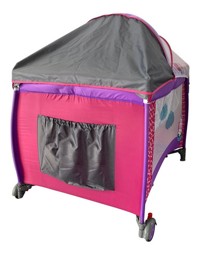 Cuna De Viaje Idara - Infanti Color Unicorn Pink Unicorn Pink Liso