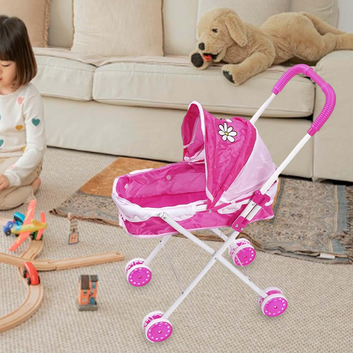Cochecito De Muñeca Plegable, Carrito De Juguete, Juego De