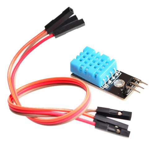 Módulo Sensor De Temperatura Y Humedad Dht11 Con Cables