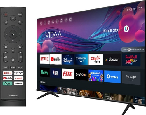 Smart Tv 65 Pulgadas 4k Ultra Hd 65a6h - Hisense