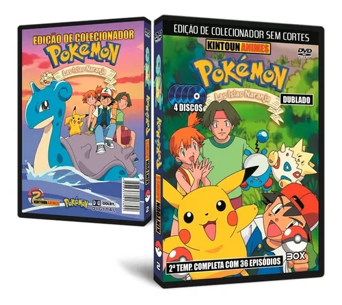 DVD Pokémon 3ª Temporada Completa e Dublada