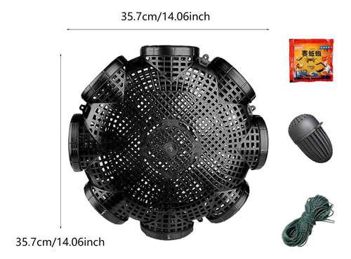 Casquete De Pesca De Gaiolas De Lagostins Com 8 Buracos
