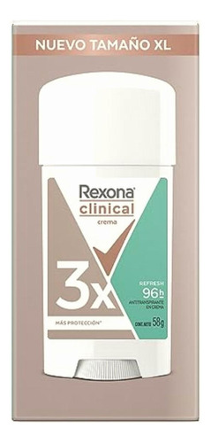 Rexona Antitranspirante Clinical Refresh En Soft Solid Para