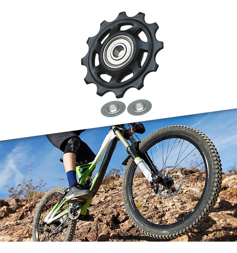 3 Guía De Polea Trasera Para Bicicletas De Montaña, 12t