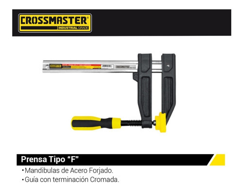 Prensa Tipo F 120 X 200 Mm Crossmaster 9937528