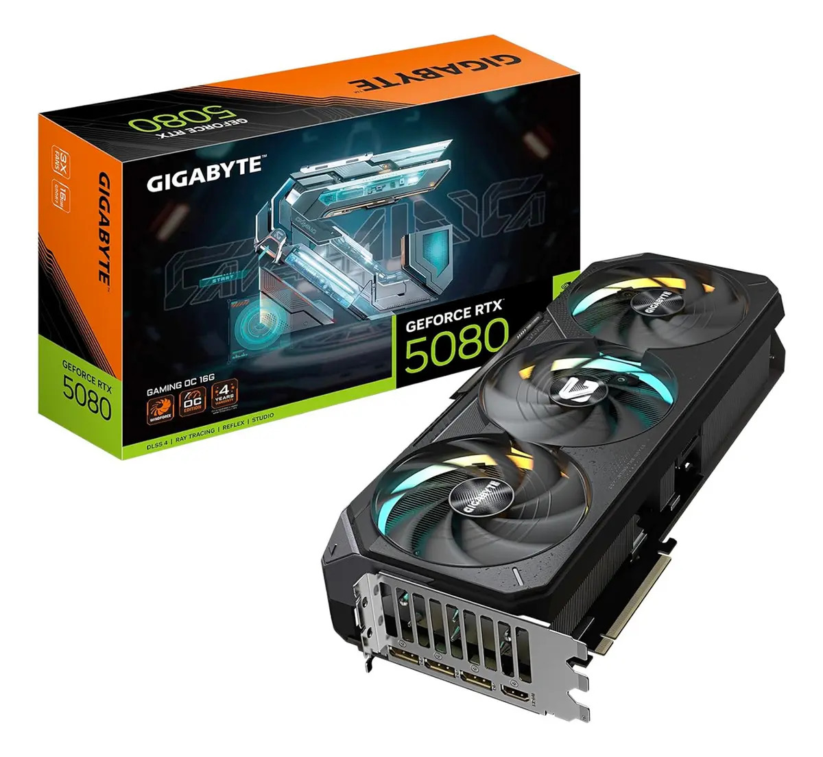 Tarjeta De Video Gigabyte Rtx 5080 Gaming Oc 16gb Gddr7