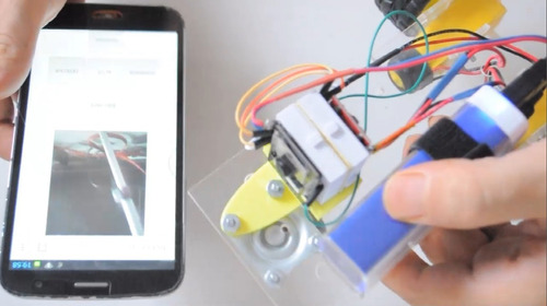 Imagen 3 de 3 de Kit Carro Robot Wifi Con Camara Con Código Y Apps
