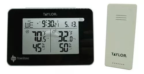 Taylor Wireless Digital Indoor Outdoor Thermometer WEC-1502.