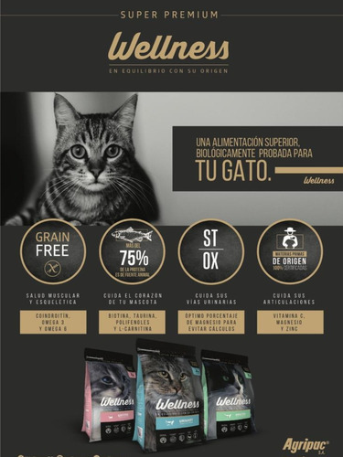 Imagen 3 de 3 de Wellness Urinary Cat Grain Free 2kg