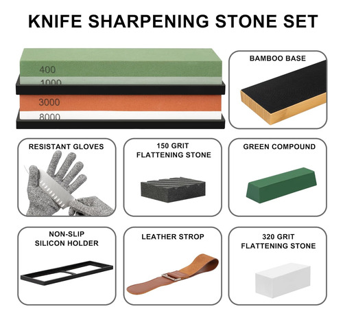Knife Sharpening Stone Whetstone Knife Sharpener Wet Stones