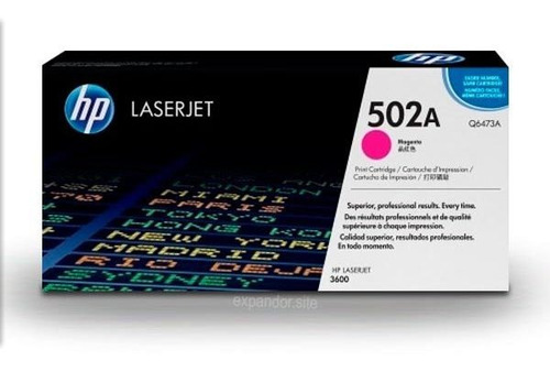 Cartucho Toner Original Hp 502a Magenta Q6473a C/ Envio