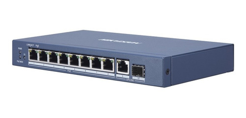 Switch Poe+ 8 Ptos Gigabit 802.3 Af/at 1 Pto Sfp Hikvision 