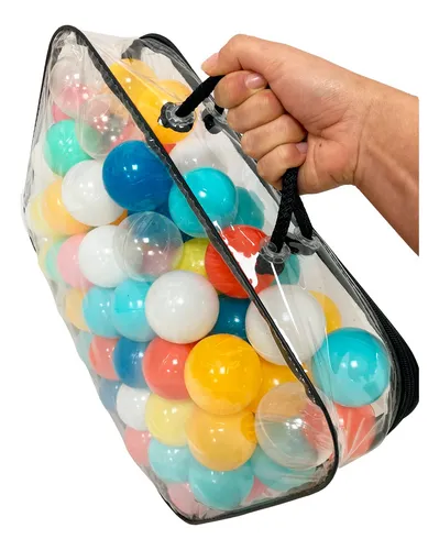 comprar Bolsa X100 Pelotas De Colores Plásticas Infantil 