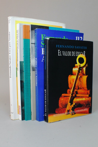 6 Libros De Fernando Savater Educación Ética Política Ad3