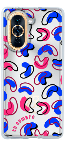 Funda Para Huawei Para Mujer Figuras Abstracto Con Nombre