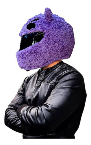 Funda Protector Para Casco Dibalito Morado Bolsa