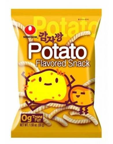 Salgadinho Importado Da Coreia - Nongshim Potato - Batata