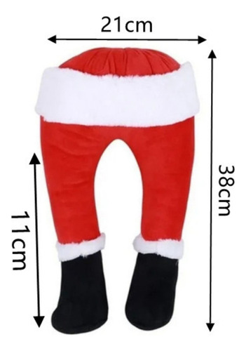 / Patas De Felpa De Papá Noel Para Decoración Del Árbol De