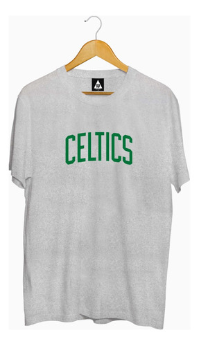 Remeras Negras Estampadas Celtics Zeta Pop