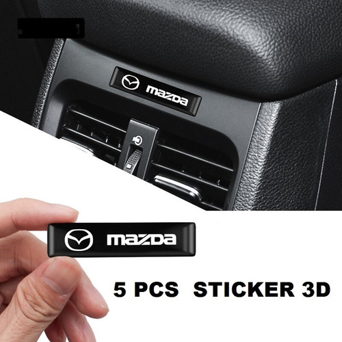 Accesorios Mazda Calcomania Sticker 3d X 5 Pcs Disponible