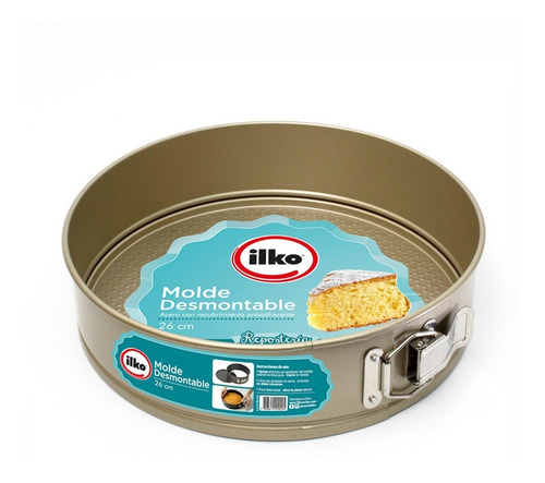 Imagen 4 de 5 de Ilko Molde Redondo 26 Cm Non Stick Gold