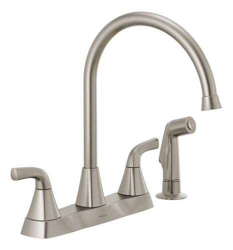 P2835lf-ss Parkwood Two Handle Kitchen Faucet Side Spray, St