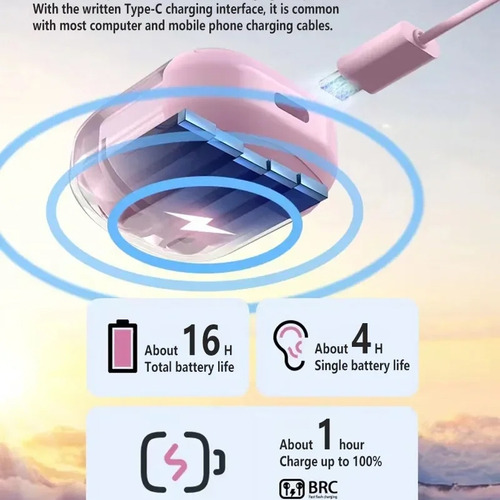 Auriculares Inalámbricos Bluetooth Airs 31 Tws, Transparente