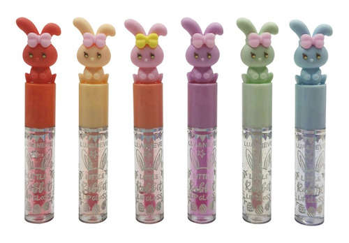 Lip Gloss Labial Little Rabbit Lua & Neve Coelhinho Fofo