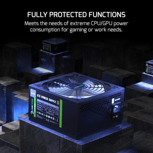 Gamepower Gp -650 Pc Fuente De Alimentación Pc Unidad: 650w,