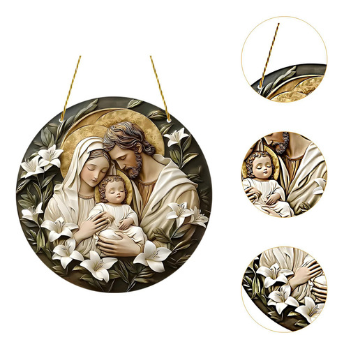 Adorno Navideño Para Colgar En La Pared Colgante Navideño