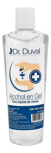 Alcohol gel Las Margaritas Dr.Duval en botella 250 ml 275 g