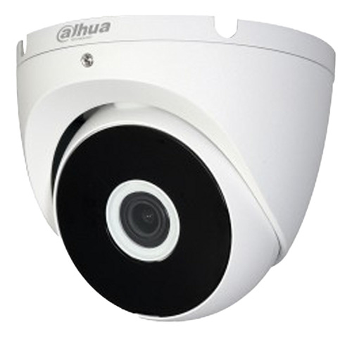 Dahua Cámara Domo Cooper T2a5128 Resolución 5MP Lente de 2.8 mm IR Inteligente de hasta 20Mts 106 Grados de Apertura Formatos Múltiples de video Protección IP67 Metálica Blanca
