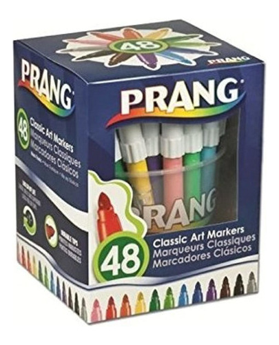 Marcadores De Arte Clasico Prang Bullet Tip 12 Colores Surt