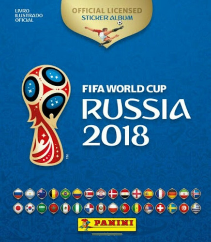 Kit Álbum Brochura Copa Rússia 2018 + 100 Figurinhas