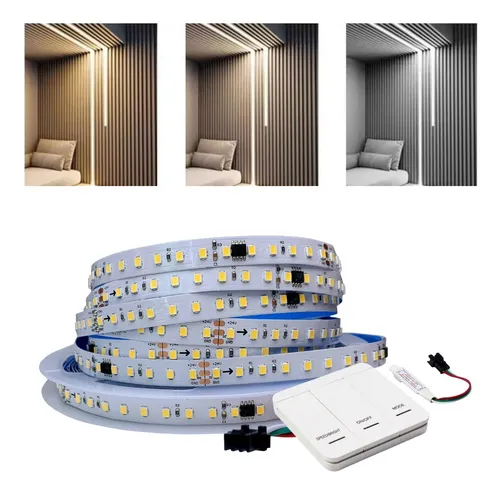 Fita Led Efeito Sequencial De 24v 10m Com Central Controle Menor preço em Fita Led Efeito Sequencial De 24v 10m Com Central Controle